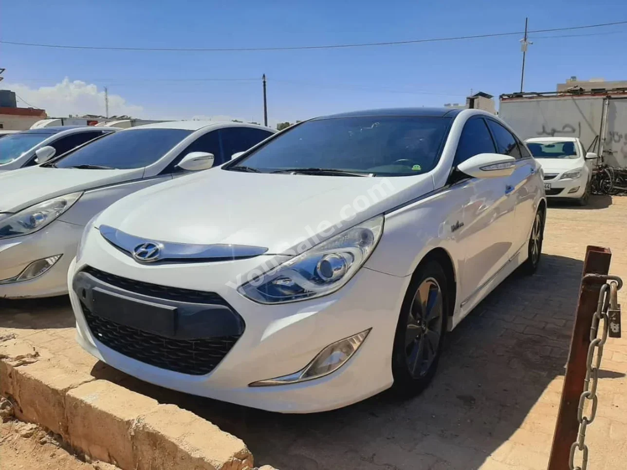 Hyundai Sonata 2013 Automatic 175,000 km 4 Cylinder FWD Sedan White Gasoline