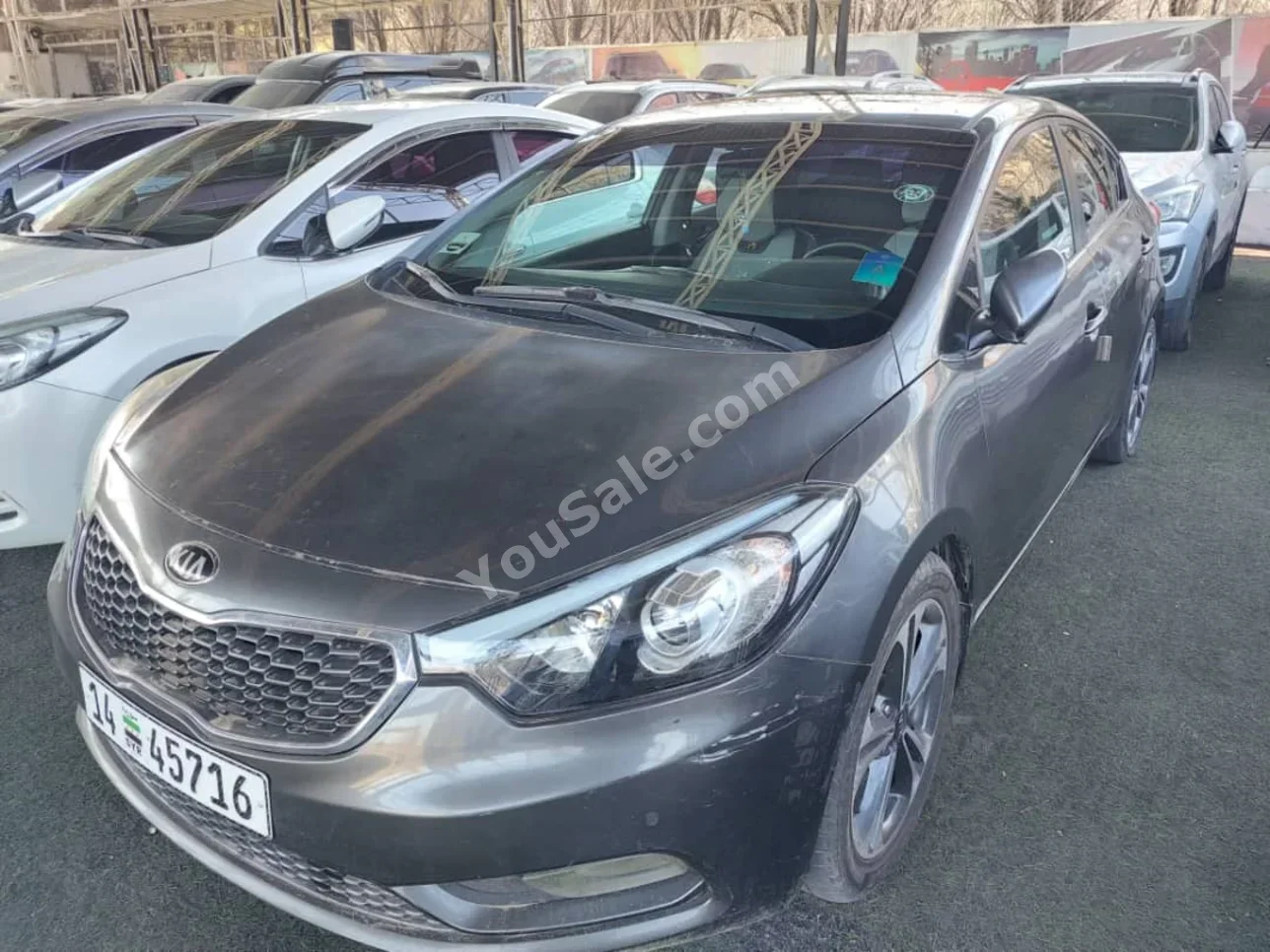 Kia Cerato 2014 Automatic 90,000 km 4 Cylinder FWD Sedan Dark Gray Gasoline