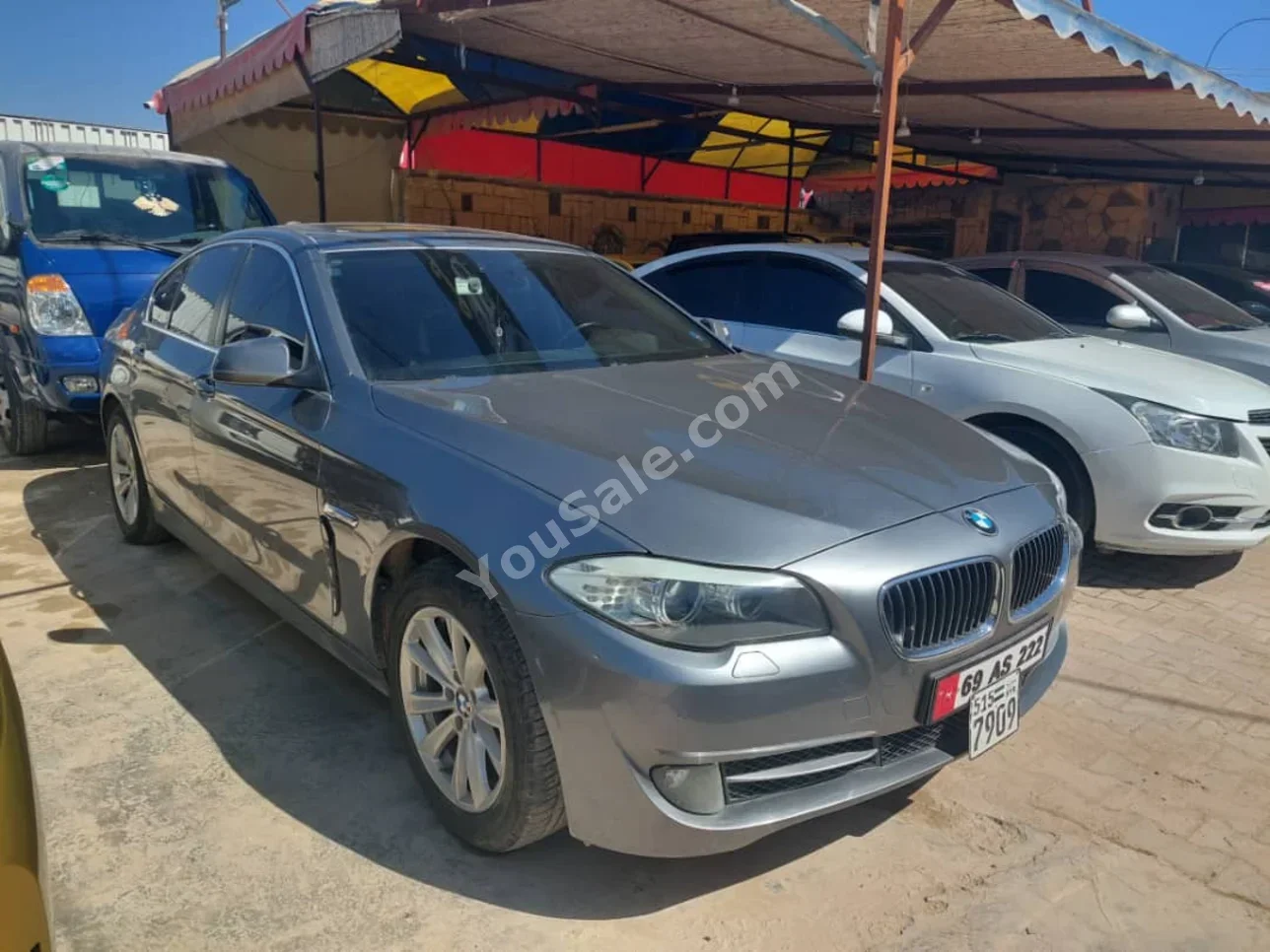 BMW 5-Series 520i 2012 Automatic 199,000 km 6 Cylinder RWD Sedan Gray Diesel