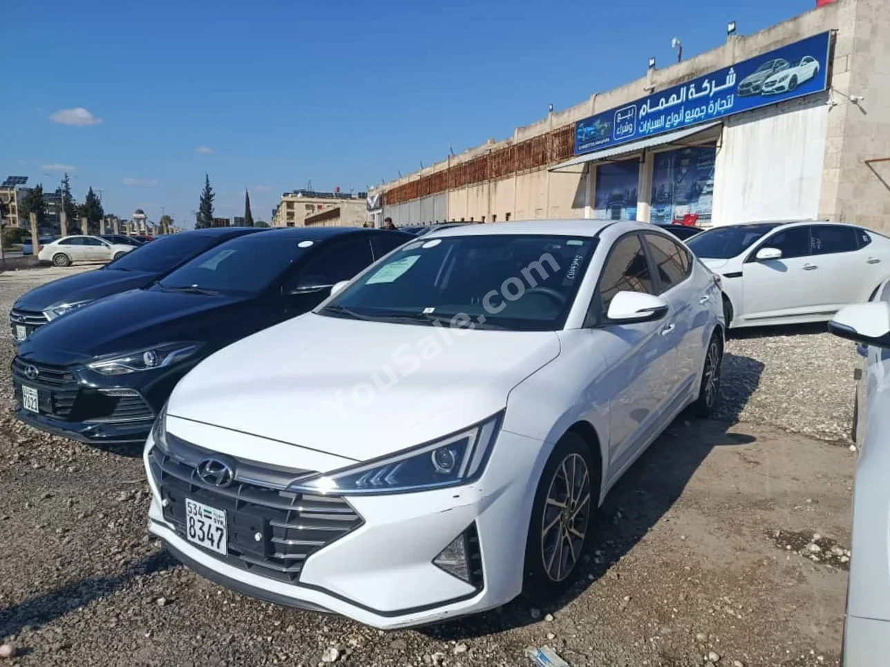 Hyundai Avante 2019 Automatic 106,000 km 4 Cylinder FWD Sedan White Gasoline