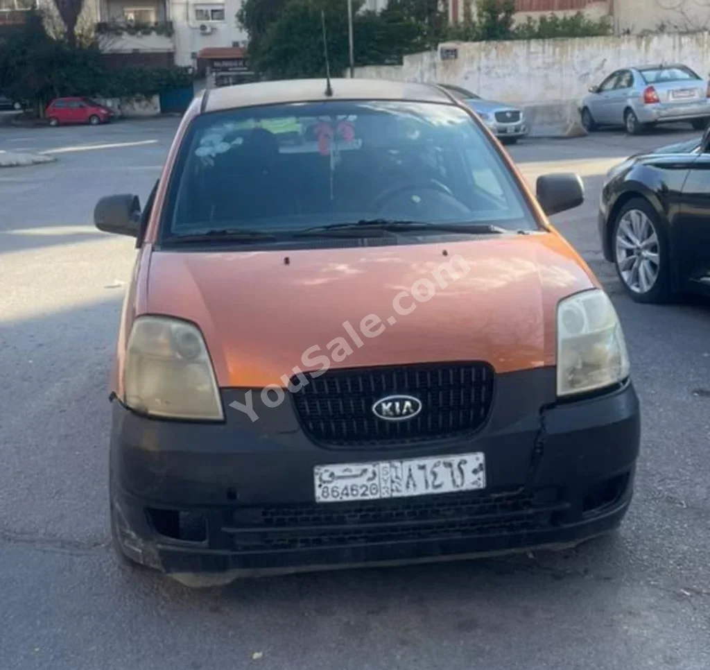 Kia Picanto 2007 Manual 261,000 km 4 Cylinder FWD Hatchback Orange Gasoline