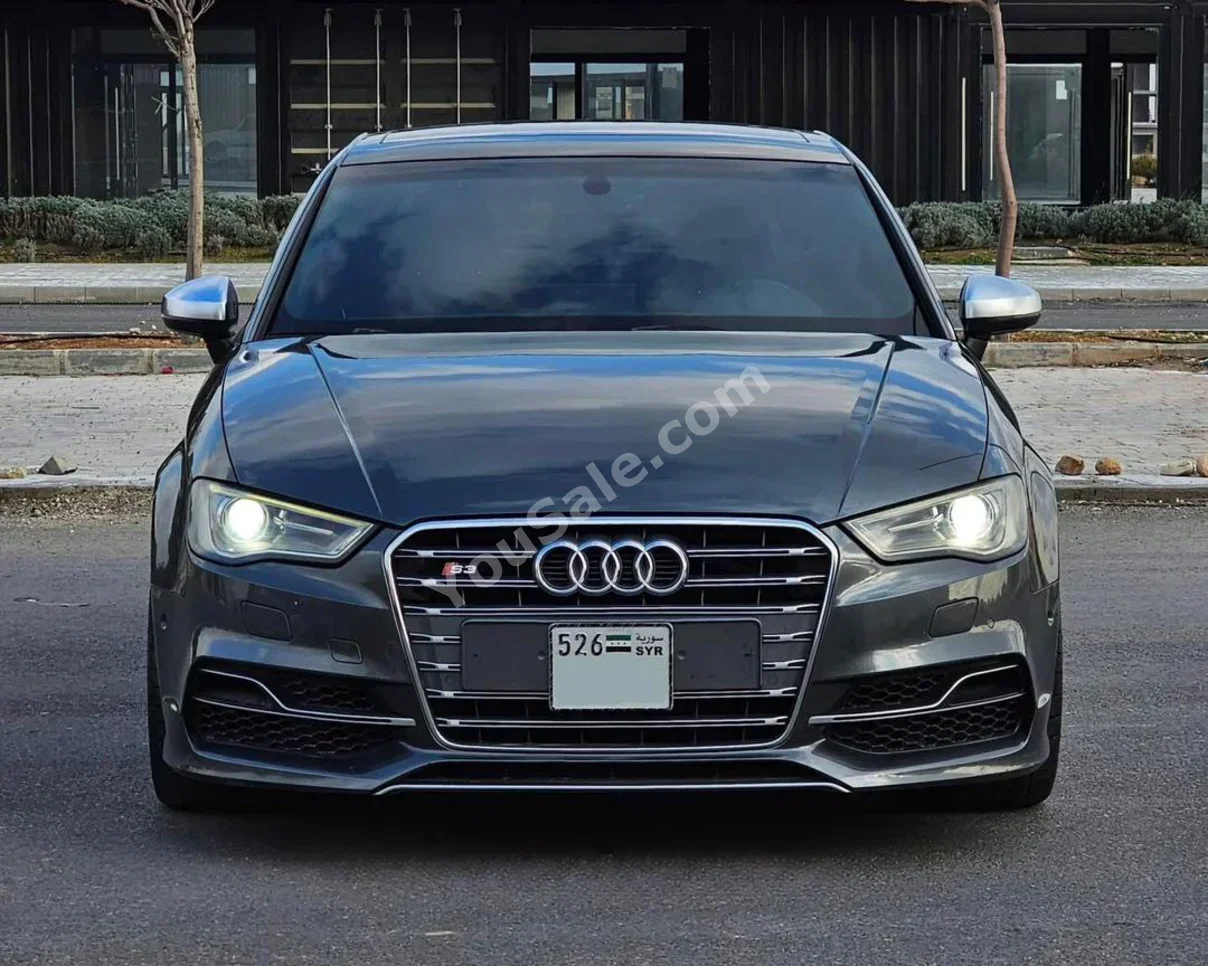 Audi  S  3  2017  Automatic  184,000 km  4 Cylinder  AWD  Sedan  Gray  Gasoline