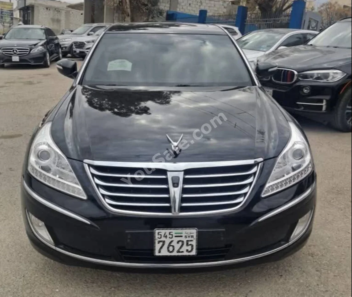 هيونداي اي كيو يو يو اس في اس 380 2010 اتوماتيك 120,000 كم 6 سلندر دفع أمامي سيدان أسود بنزين