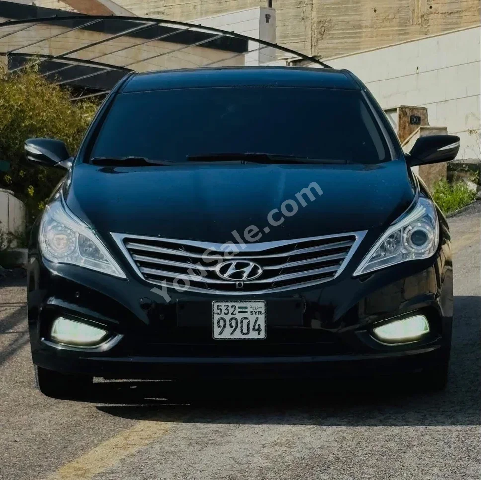 Hyundai Azera 2012 Automatic 125,000 km 6 Cylinder FWD Sedan Black Gasoline