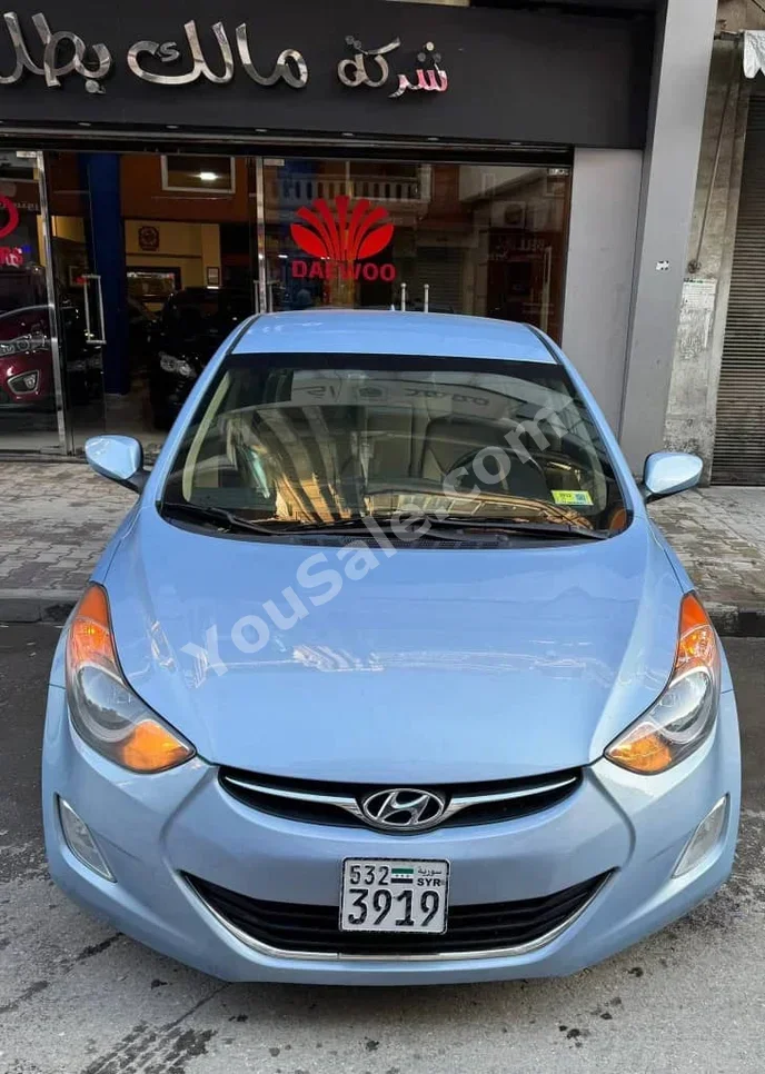 Hyundai Elantra 2012 Automatic 245,000 km 4 Cylinder FWD Sedan Sky Blue Gasoline