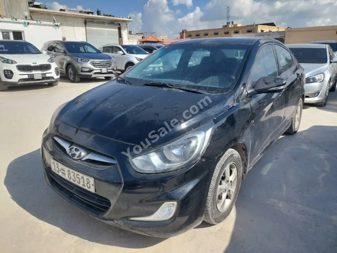 Hyundai Accent 2014 Automatic 148,000 km 4 Cylinder FWD Sedan Black Gasoline