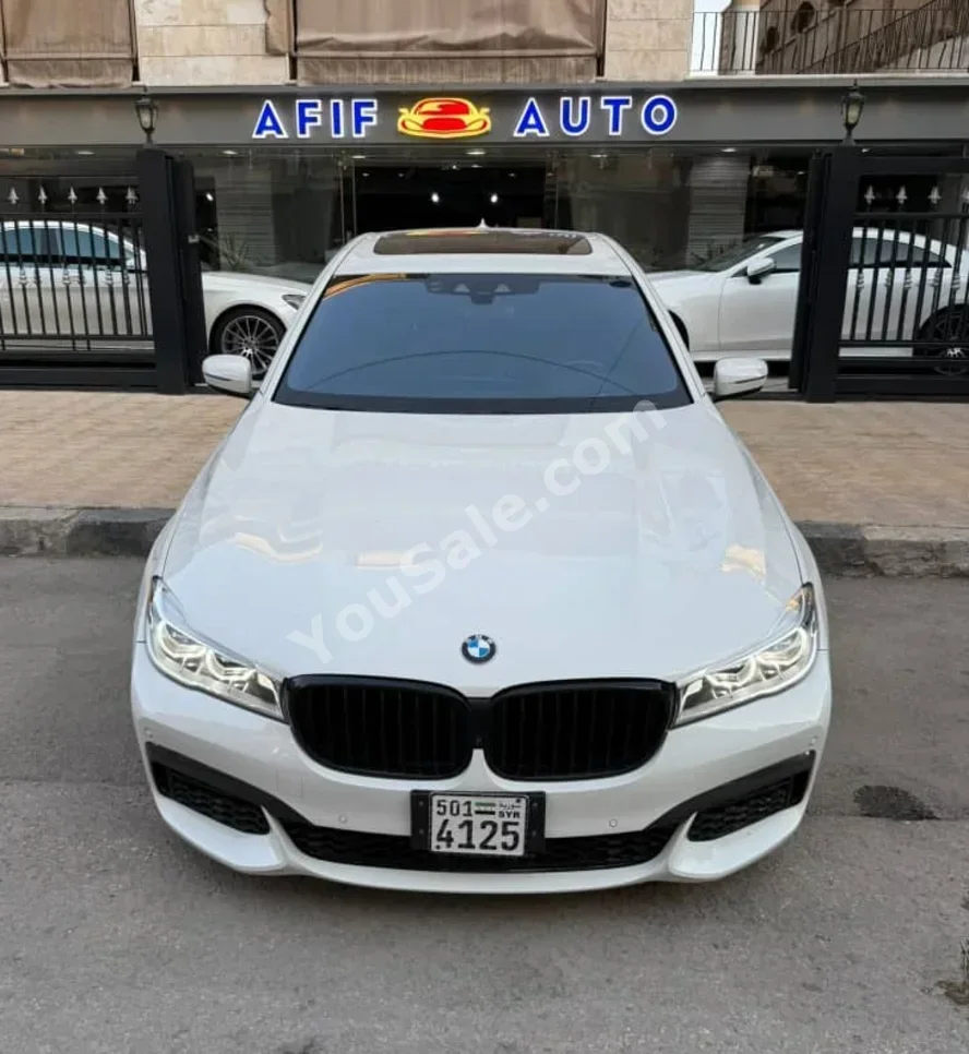 BMW 7-Series 750 i 2018 Automatic 111,000 km 4 Cylinder 4WD Sedan White Gasoline