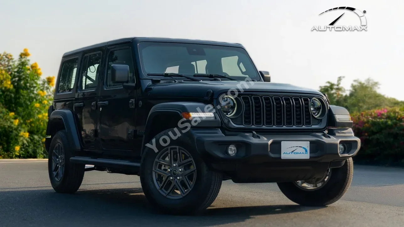 Jeep  Wrangler  Sport  2025  Automatic  0 km  4 Cylinder  4WD  SUV  Black  Gasoline