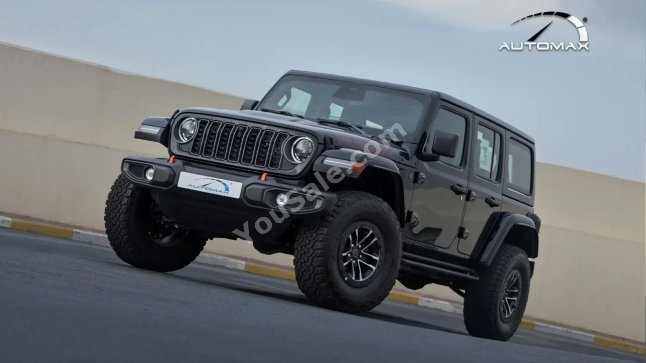 Jeep  Wrangler  Rubicon  2025  Automatic  0 km  4 Cylinder  4WD  SUV  Black  Gasoline