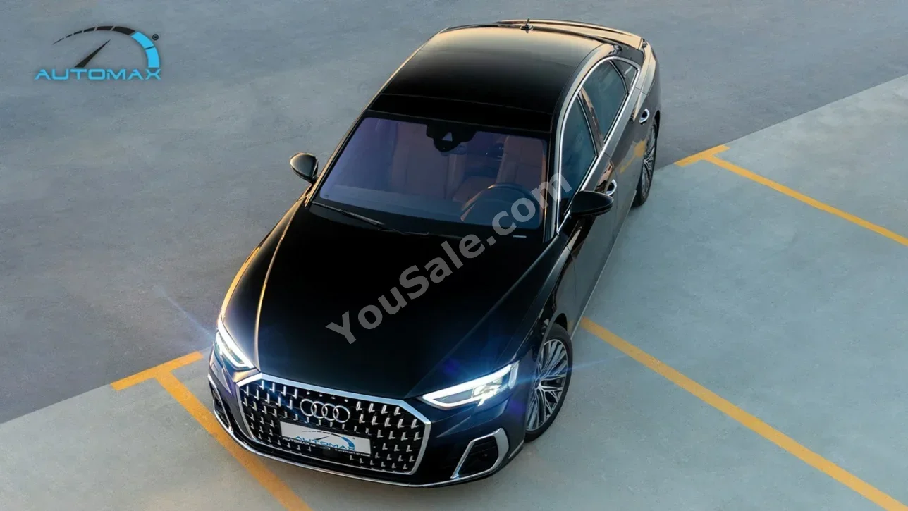 Audi A8 TFSI Quattro 2024 Automatic 12,000 km 6 Cylinder AWD Sedan Black Gasoline
