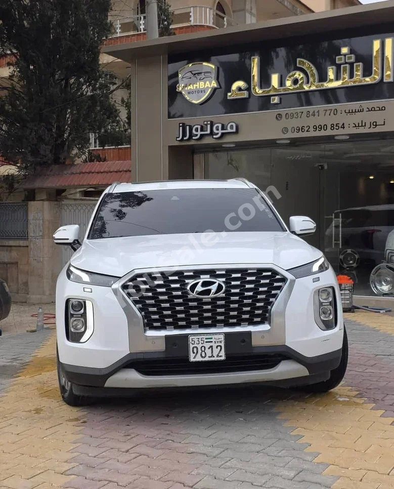 Hyundai Palisade 2021 Automatic 115,000 km 4 Cylinder 4WD SUV White Gasoline