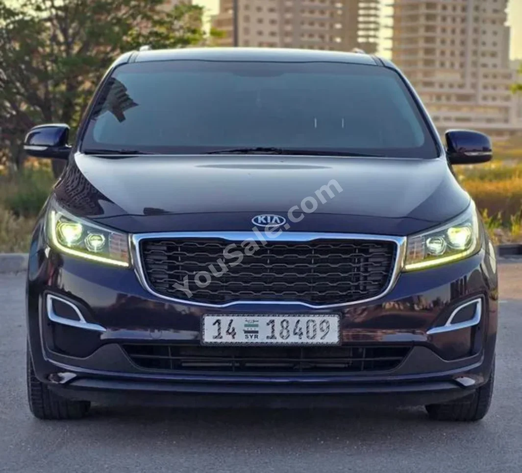 Kia  Sedona  2019  Automatic  90,000 km  6 Cylinder  AWD  SUV  Dark Blue  Gasoline