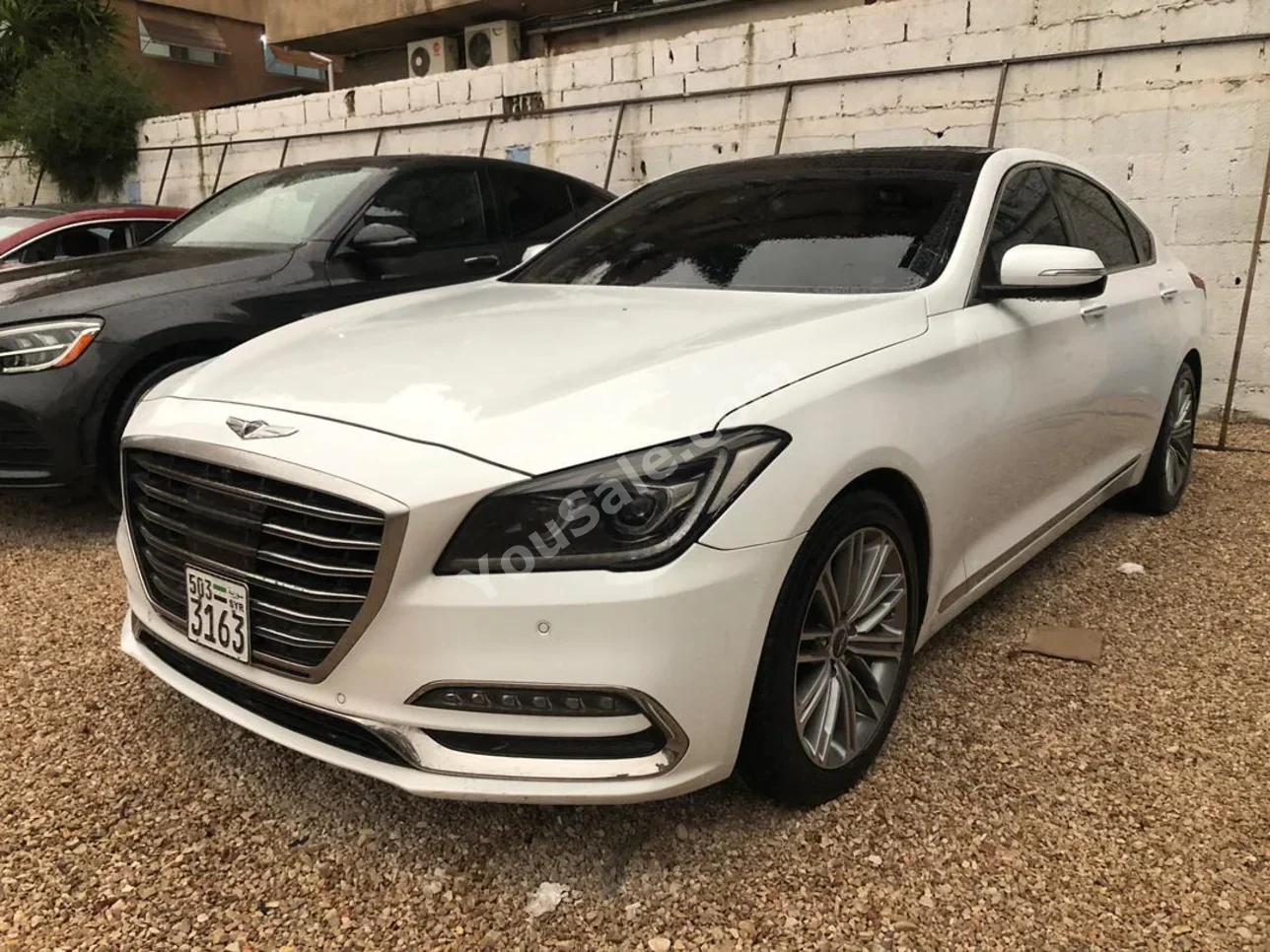 Genesis  G80  2018  Automatic  95,000 km  6 Cylinder  FWD  Sedan  White  Gasoline