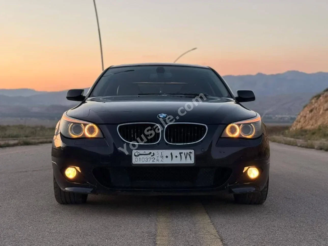 BMW 5-Series 520i 2009 Automatic 183,000 km 4 Cylinder RWD Sedan Black Gasoline
