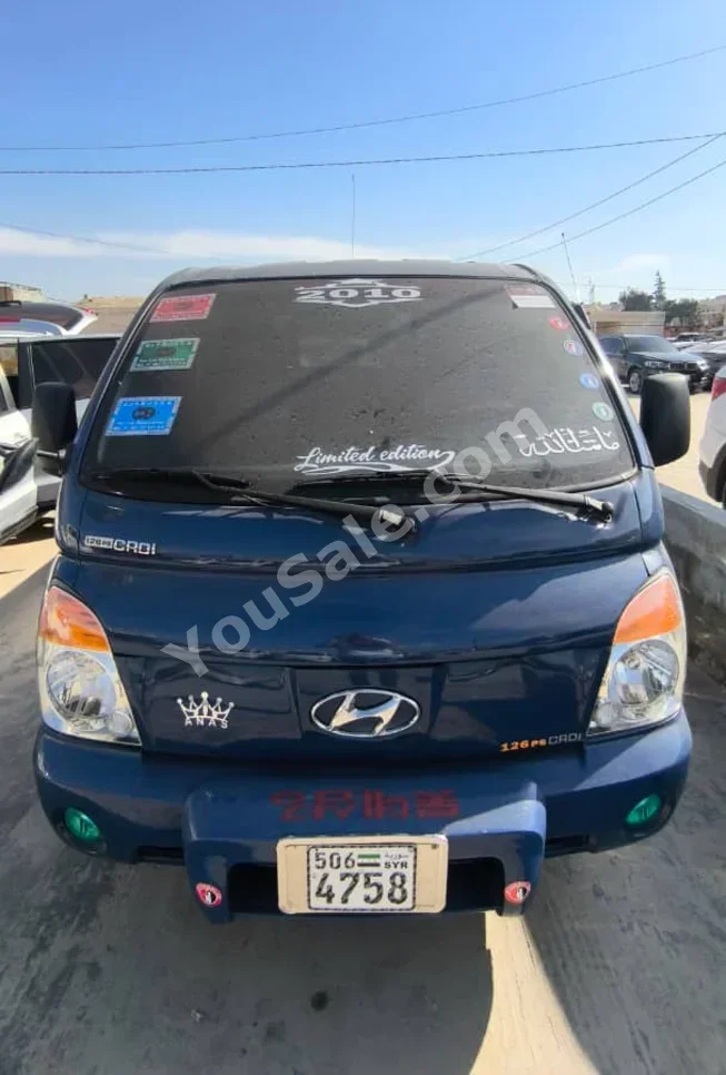 هيونداي بورتر عادي 2010 عادي 178,000 كم 4 سلندر دفع خلفي بيكب ازرق ديزل
