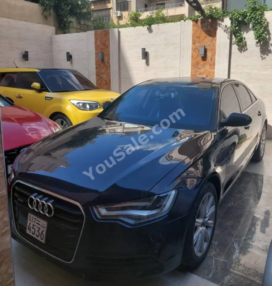 اودي أي 6 3.0 2012 اتوماتيك 150,000 كم 6 سلندر دفع خلفي سيدان أسود بنزين