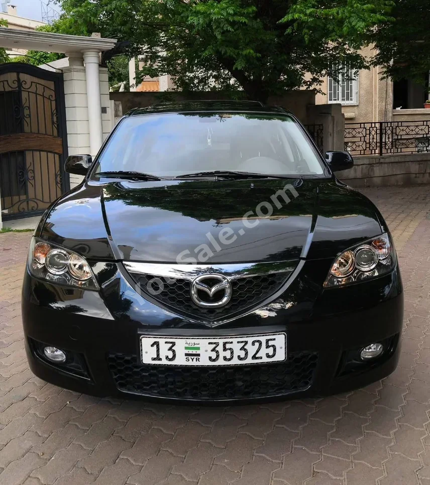 مازدا  مازدا 3  2007  اتوماتيك  39,000 كم  4 سلندر  دفع أمامي  سيدان  أسود  بنزين