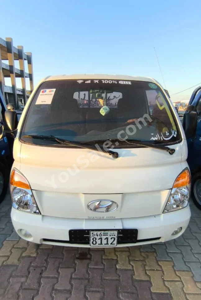 هيونداي  بورتر  عادي  2007  عادي  298,000 كم  4 سلندر  دفع خلفي  بيكب  أبيض  ديزل