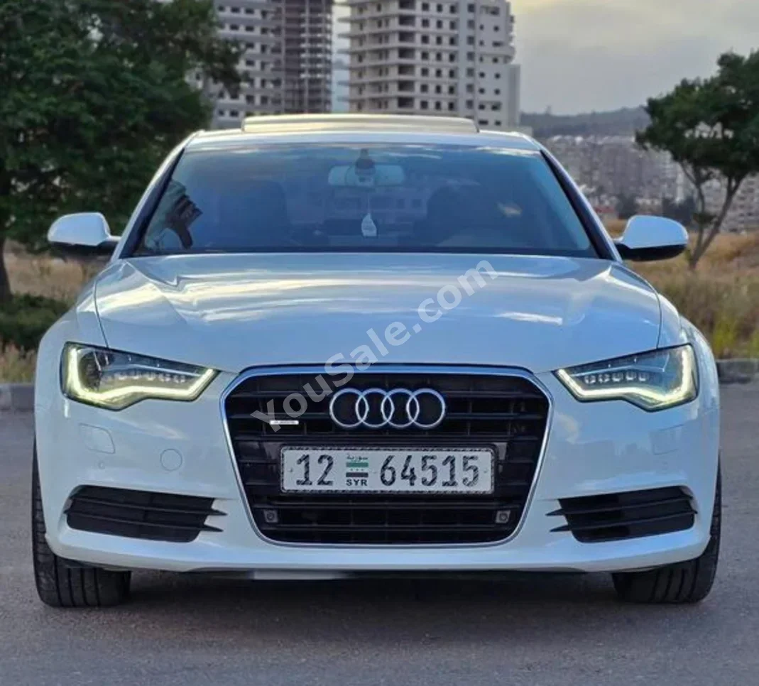 Audi A6 2012 Automatic 200,000 km 6 Cylinder RWD Sedan White Gasoline