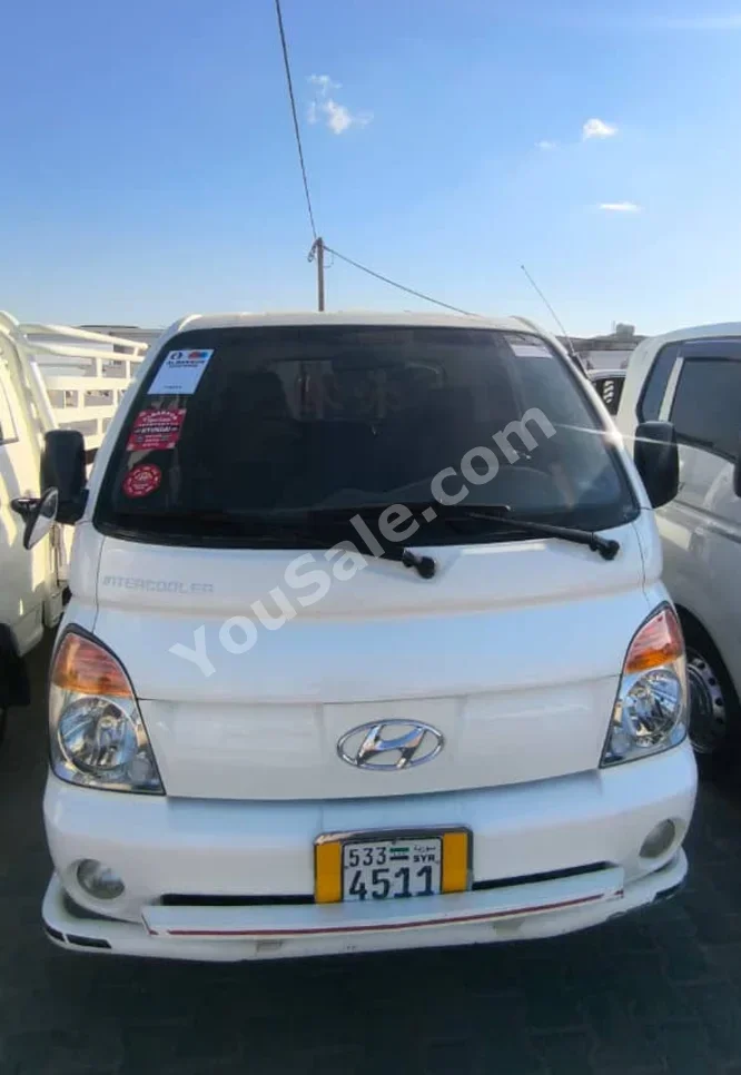 هيونداي  بورتر  عادي  2004  عادي  425,000 كم  4 سلندر  دفع خلفي  بيكب  أبيض  ديزل