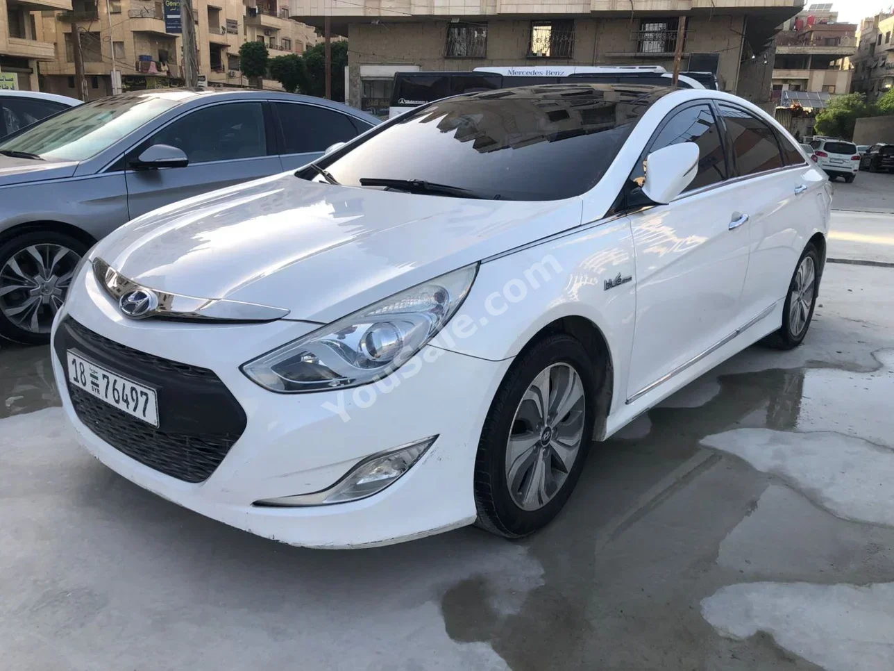 Hyundai  Sonata  2014  Automatic  171,000 km  4 Cylinder  FWD  Sedan  White  Hybrid