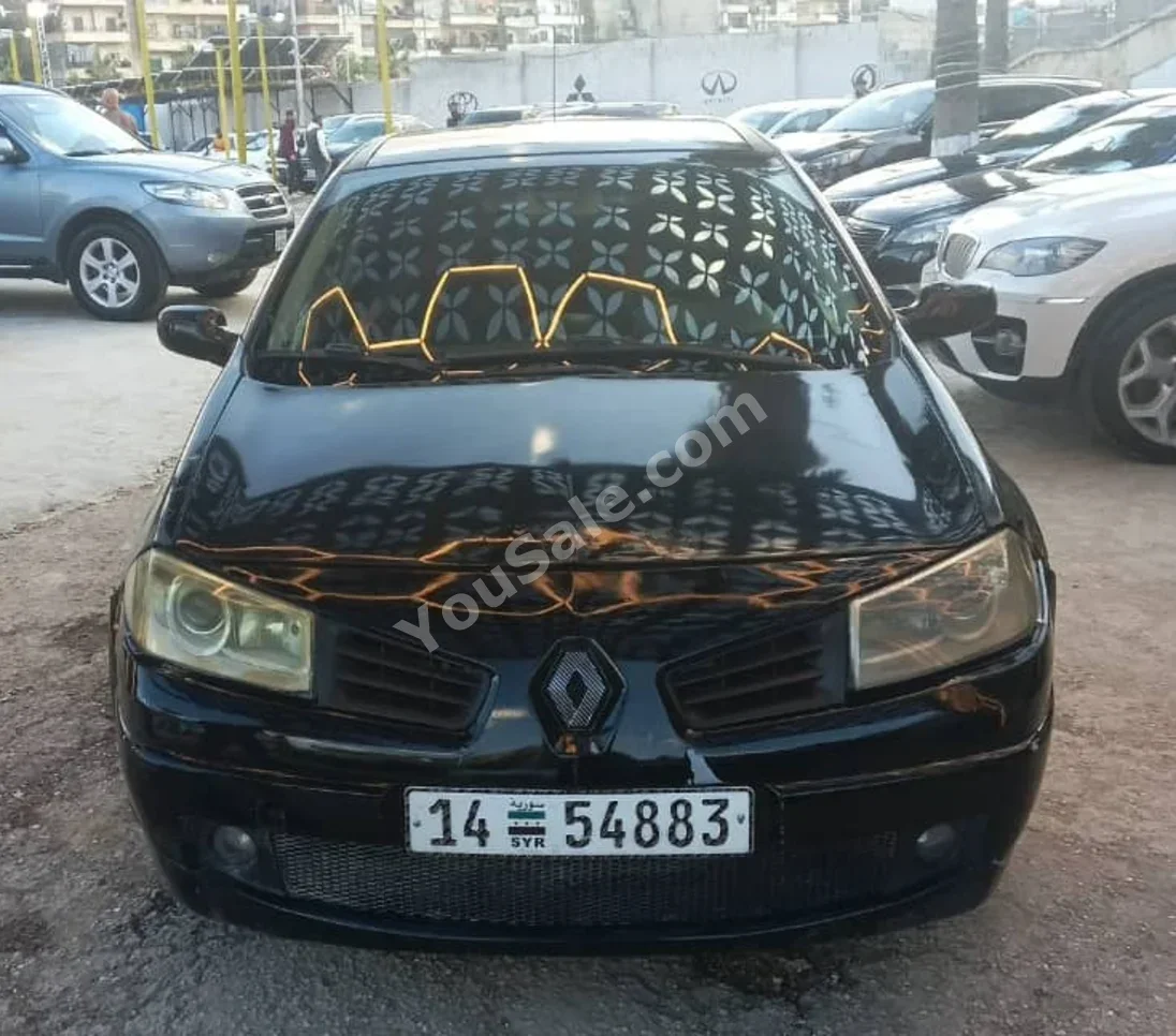 Renault  Megane  2006  Automatic  223,000 km  4 Cylinder  FWD  Sedan  Black  Gasoline