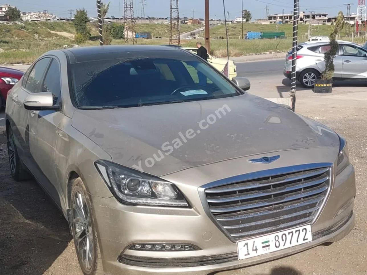 Genesis G80 2015 Automatic 236,000 km 6 Cylinder RWD Sedan Light Gold Gasoline