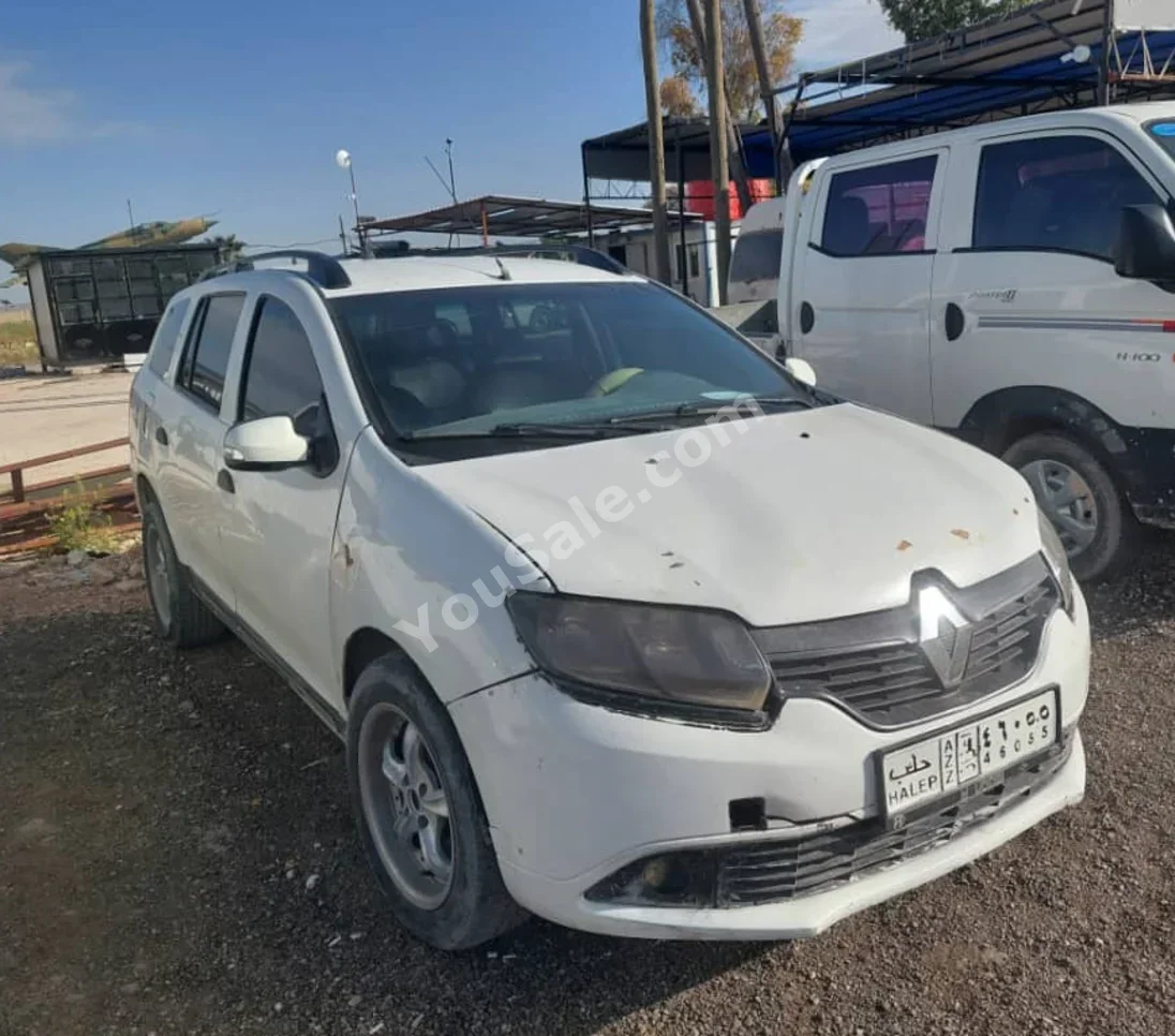 Renault  Logan  2014  Manual  375,000 km  4 Cylinder  FWD  Hatchback  White  Gasoline