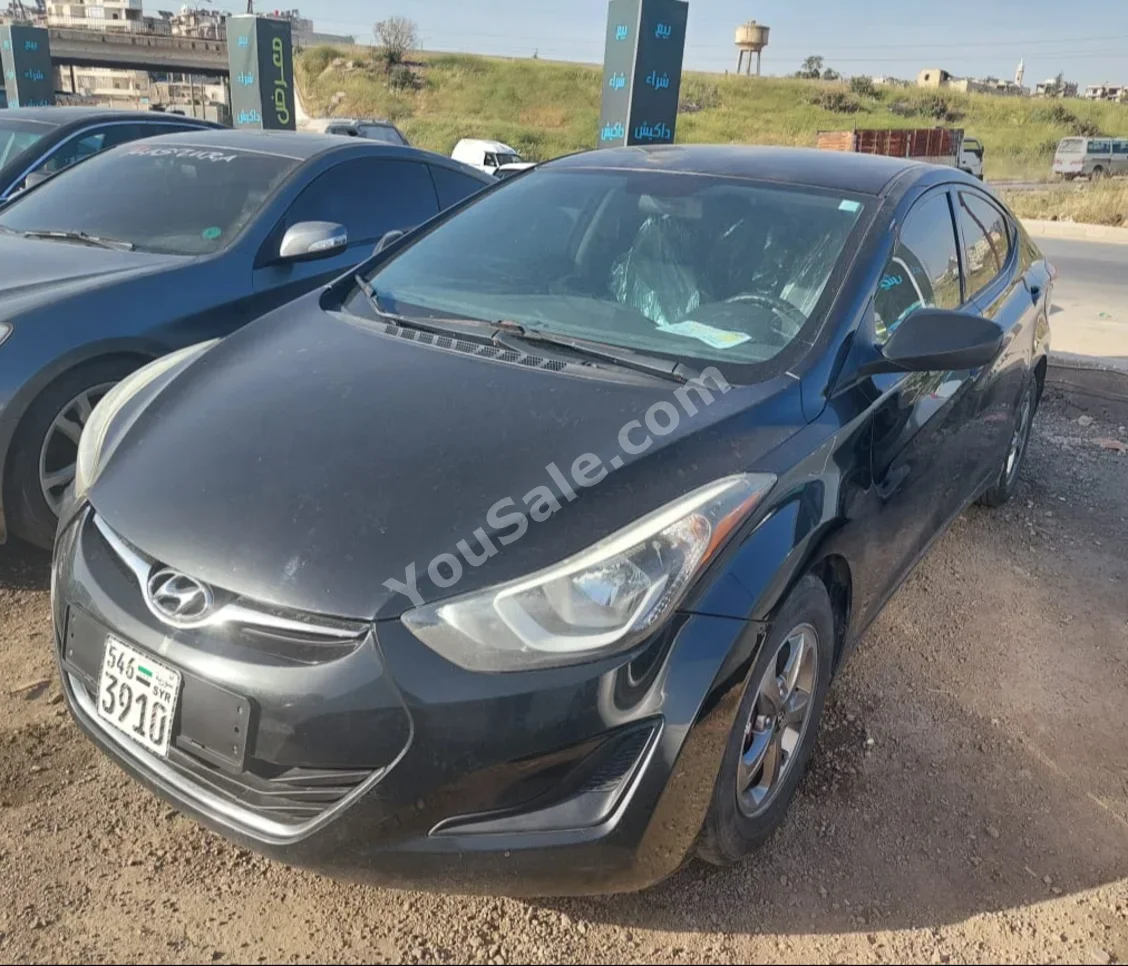 Hyundai Elantra 2014 Automatic 125,000 km 4 Cylinder FWD Sedan Black Gasoline
