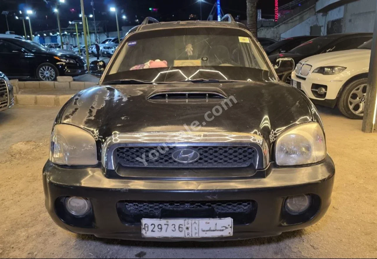 Hyundai Santa Fe 2001 Automatic 496,000 km 4 Cylinder FWD SUV Black Diesel