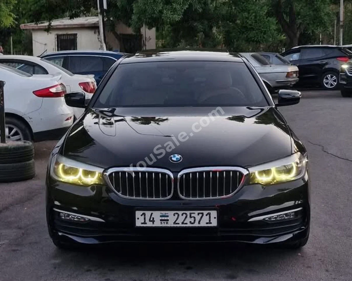 BMW 5-Series 520i 2018 Automatic 105,000 km 4 Cylinder RWD Sedan Black Gasoline