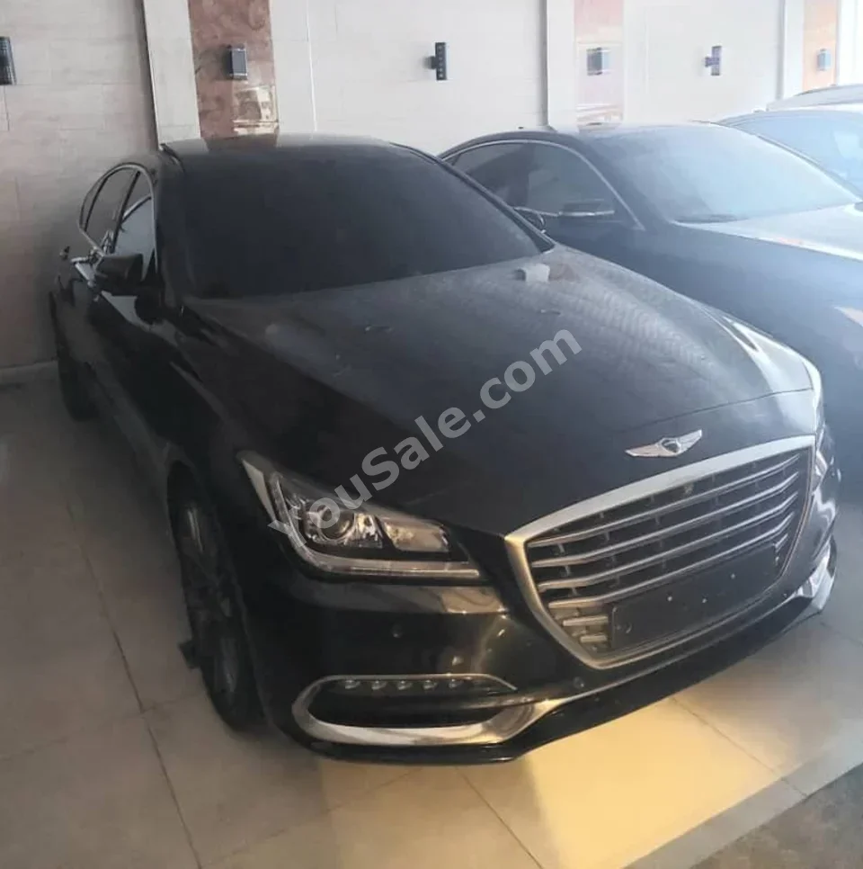 جينيسيس جي 80 2018 اتوماتيك 150,000 كم 6 سلندر دفع رباعي سيدان أسود بنزين