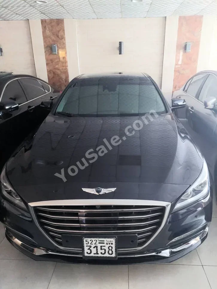 Genesis G80 2016 Automatic 100,000 km 6 Cylinder 4WD Sedan Black Gasoline