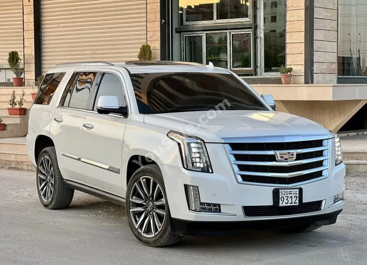 Cadillac Escalade 2017 Automatic 161,000 km 8 Cylinder AWD SUV White Gasoline