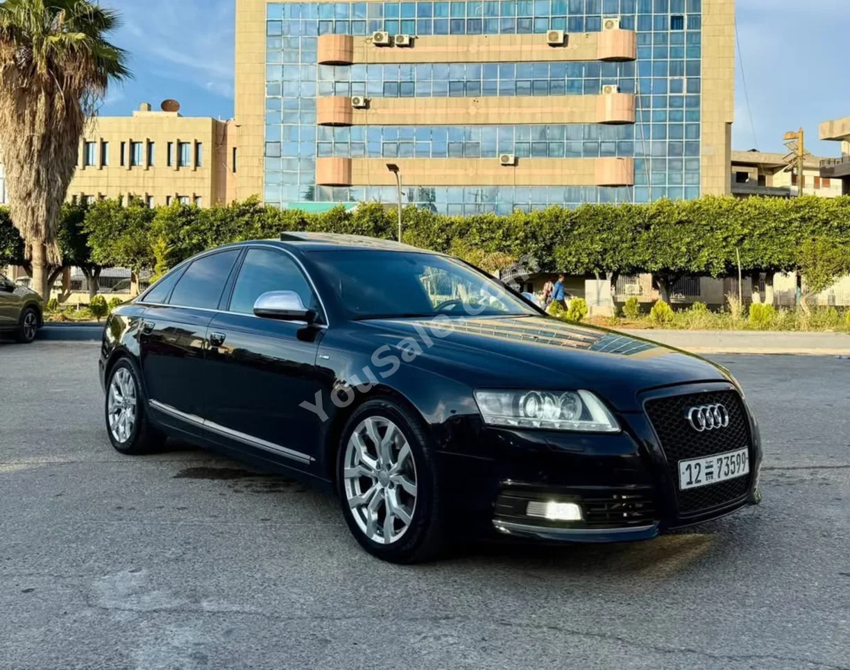 اودي  أي 6  2010  اتوماتيك  140,000 كم  6 سلندر  دفع رباعي  سيدان  أسود  بنزين