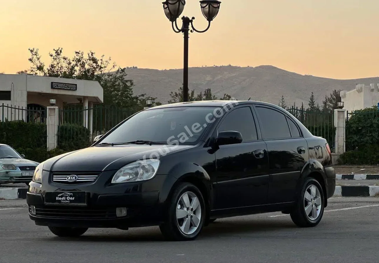 Kia Rio 2009 Automatic 123,000 km 4 Cylinder FWD Sedan Black Gasoline