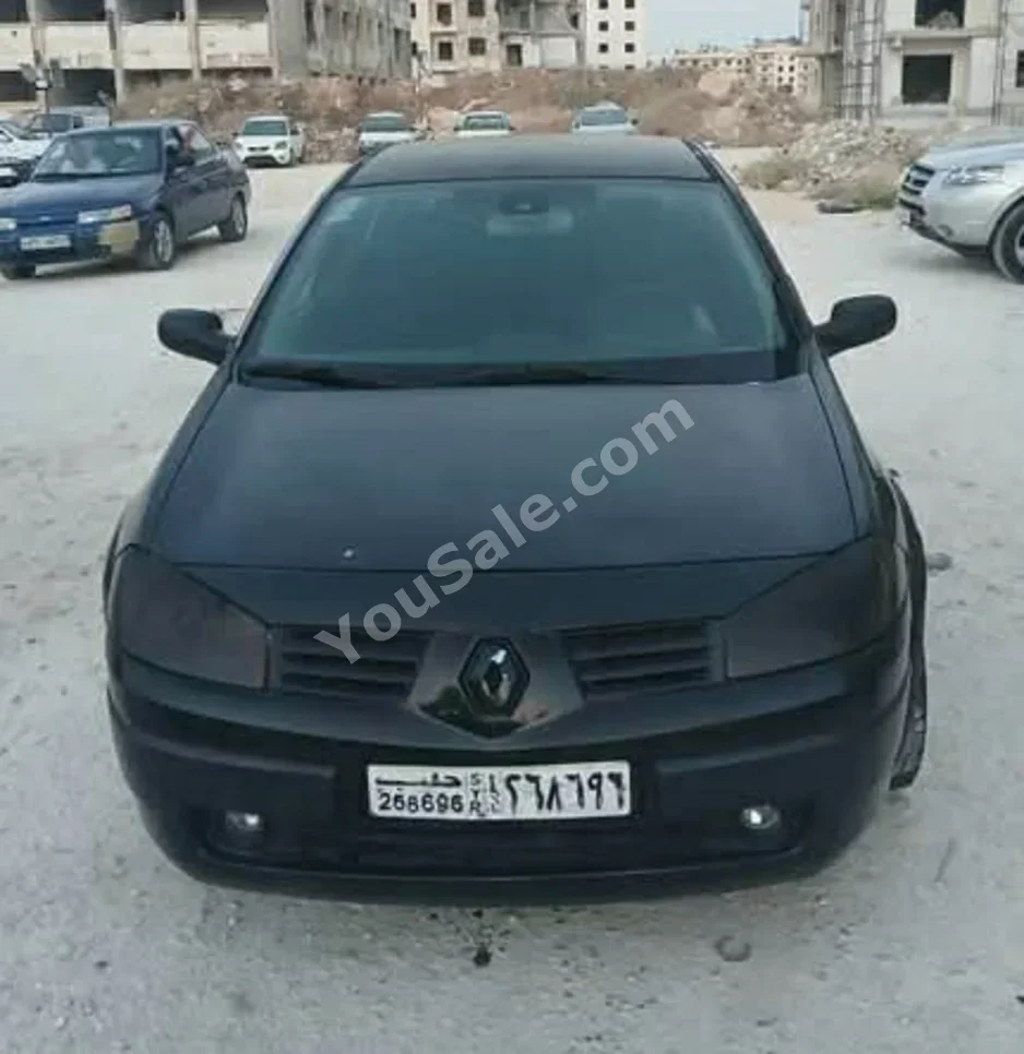 Renault Megane 2006 Automatic 205,000 km 4 Cylinder FWD Sedan Black Gasoline