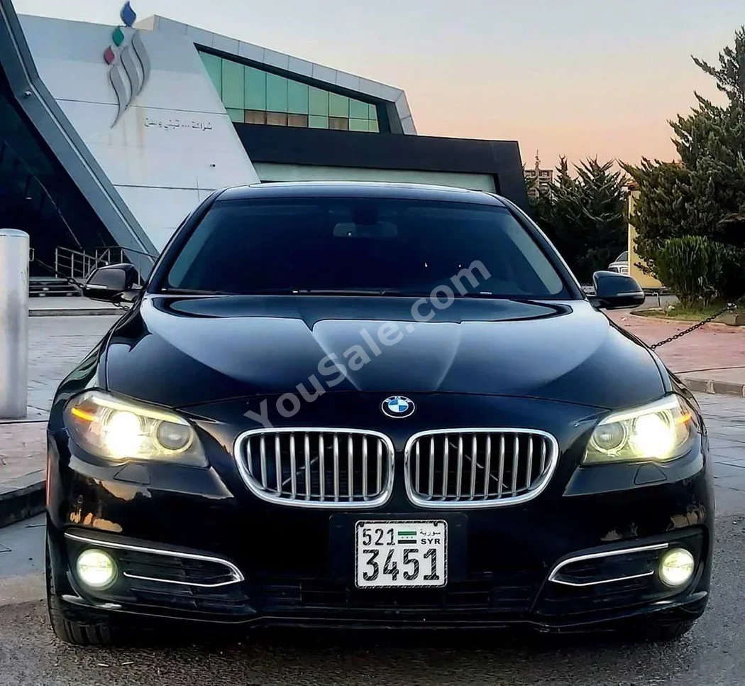 BMW  5-Series  528i  2014  Automatic  123,000 km  6 Cylinder  RWD  Sedan  Black  Gasoline